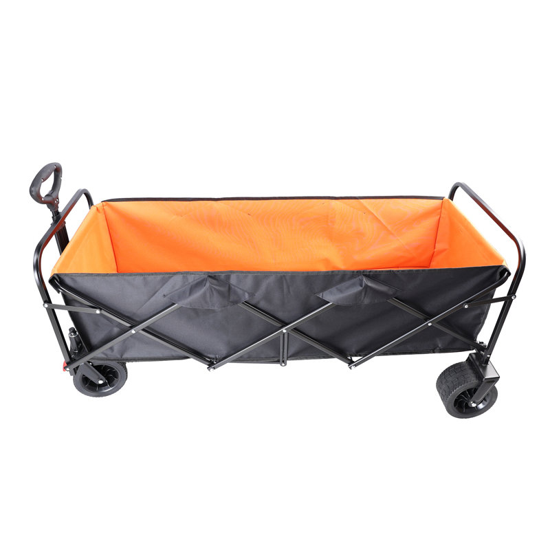 Chariot pliant de grande capacité avec chariot extensible