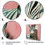Rose et vert Boho Zebra I - art mural animal zèbre-677036656-631407725