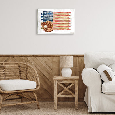 «American Baseball Flag», art mural surdimensionné pour enfants par Ziwei Li