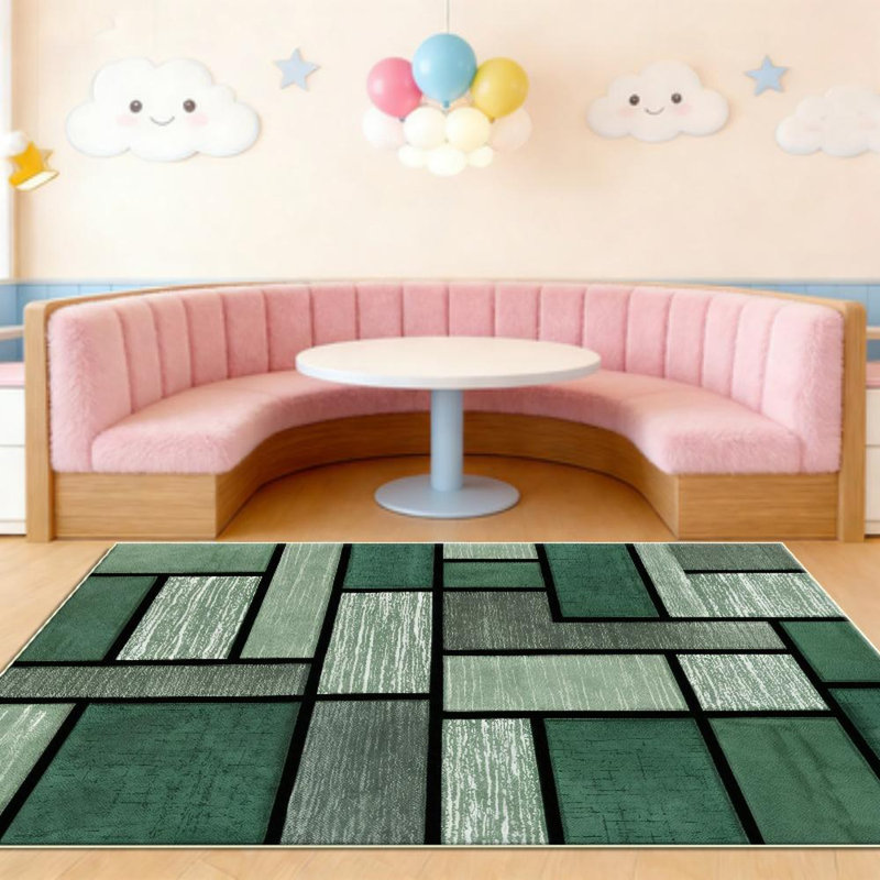 Geometric Pattern Area Rug, Soft And Lightweight, Suitable For All Seasons, Easy To Maintain And Easy To Clean, Machine Washable Carpet Floor Mat, Suitable For Living Room, Bedroom, Hallway, Balcony, Patio, Room Decor, Home Decor, Outdoor Decor