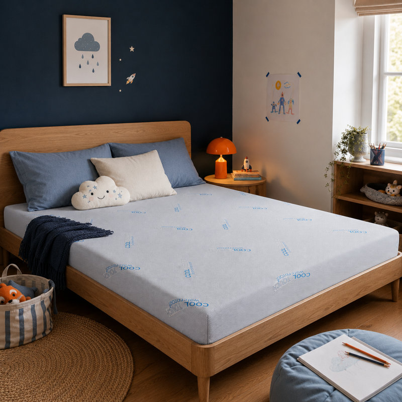 Thrive Kids Medium Comfort Waterproof Support Foam Mattress, European Small Double (120 x 200 cm)