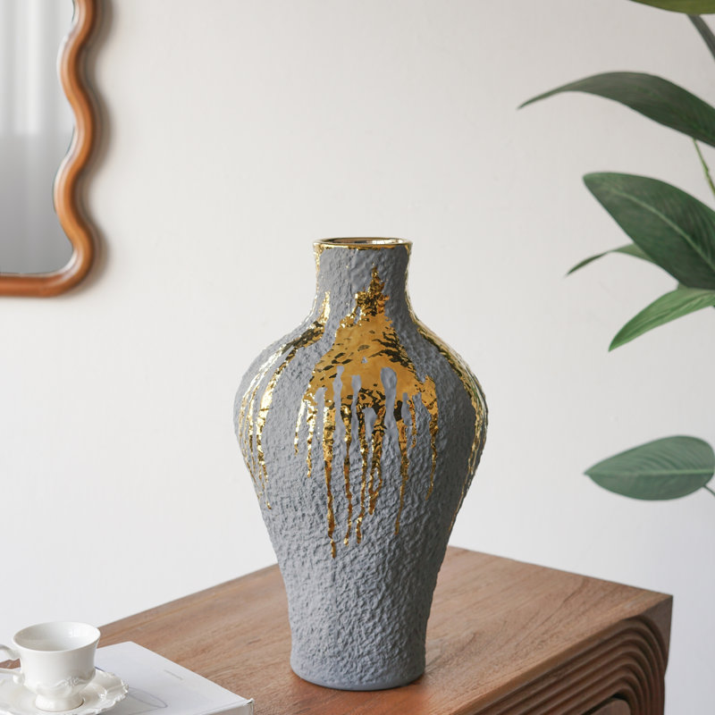 Vase 9,1 x 9,1 x 16,3 po pour décoration intérieure