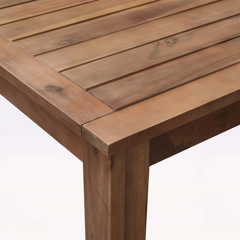 Ensemble repas en bois exquis pour divers espaces extérieurs, Bois robuste
