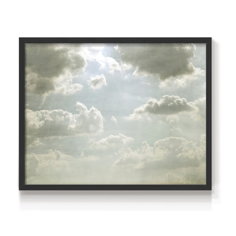 «Sky Scrapers III», reproduction encadrée, H 8 po x l 10 po, Noir, noir, noir, noir