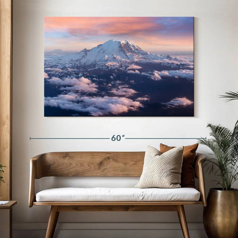 Alvord Mount Rainier, lever du jour, H 34 po x l 51 po