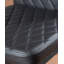 Ransart Modern Luxury Glass & Metal Dining Table Set With 6 Quilted Faux Leather Dining Chairs-61594705-61594700