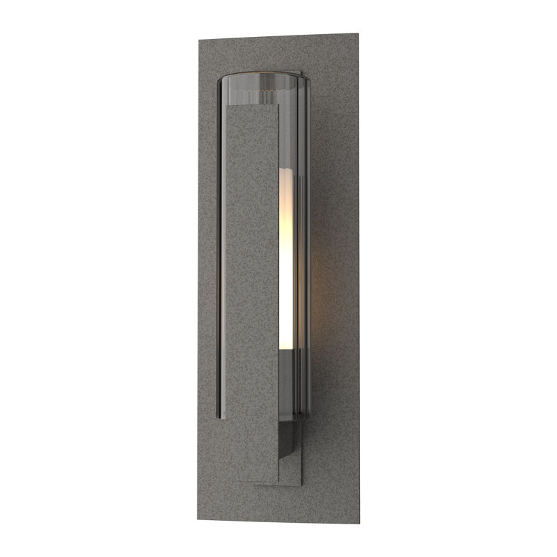 Outdoor Flush Mount, Coastal Natural Iron, Clear