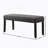 Fabric Dining Bench With Nailhead Trim, Grey-630104463