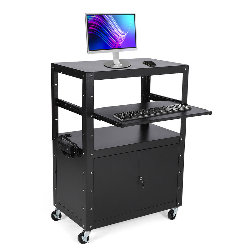 61cm H x 61cm W AV Cart
