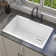 30" X 19" White Undermount Kitchen Sink Workstation Rectangular Topmount Sink Granite Composite Dual Mount Single Bowl Basin Farmhouse Deep Sink with Prep Sink Colander&Accessories