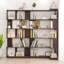 Bibliothèque d'angle peu encombrante de 90 cm + combinaison extensible de bibliothèque de 80 cm, ensemble de 2 tablettes de présentation, sang de bœuf rouge foncé et 4 autres couleurs en option, meubles combinés et assortis-130373988
