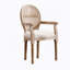 Fauteuil de salle à manger rembourré French Vintage