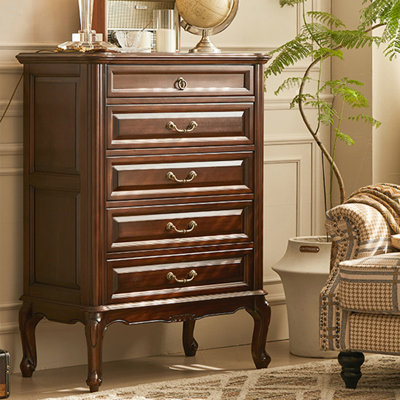 Commode d'appoint en acajou de style américain