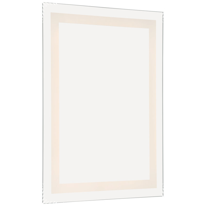 Metal Flat LED Mirror, 32" x 24"