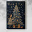Art des Fêtes de Noël - Toile tendue avec châssis DCXLVI-1846281828