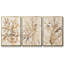 Parchemin corail I, ensemble de 3 toiles encadrées-97708932-97708935