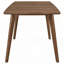 Table de salle à manger Mid-Century rectangulaire - Noyer naturel
