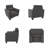 Alitza Upholstered Armchair-1072438820