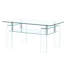 2 tables basses en verre trempé For Living - pièce de style moderne avec rangement transparent
