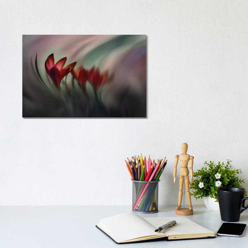 Crocus by Doris Reindl - Wrapped Canvas Print, 20.32 cm H x 30.48 cm W