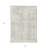 3' X 5' Ivory And Beige Abstract Washable Indoor Outdoor Area Rug