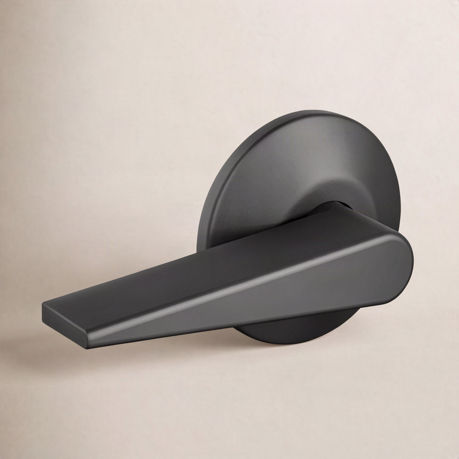 Santa Rosa Toilet Trip Lever, Left Hand, Matte Black