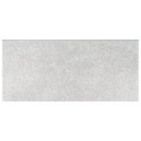 Twenties 8" x 4" Matte Ceramic Bullnose Tile Trim in Gray