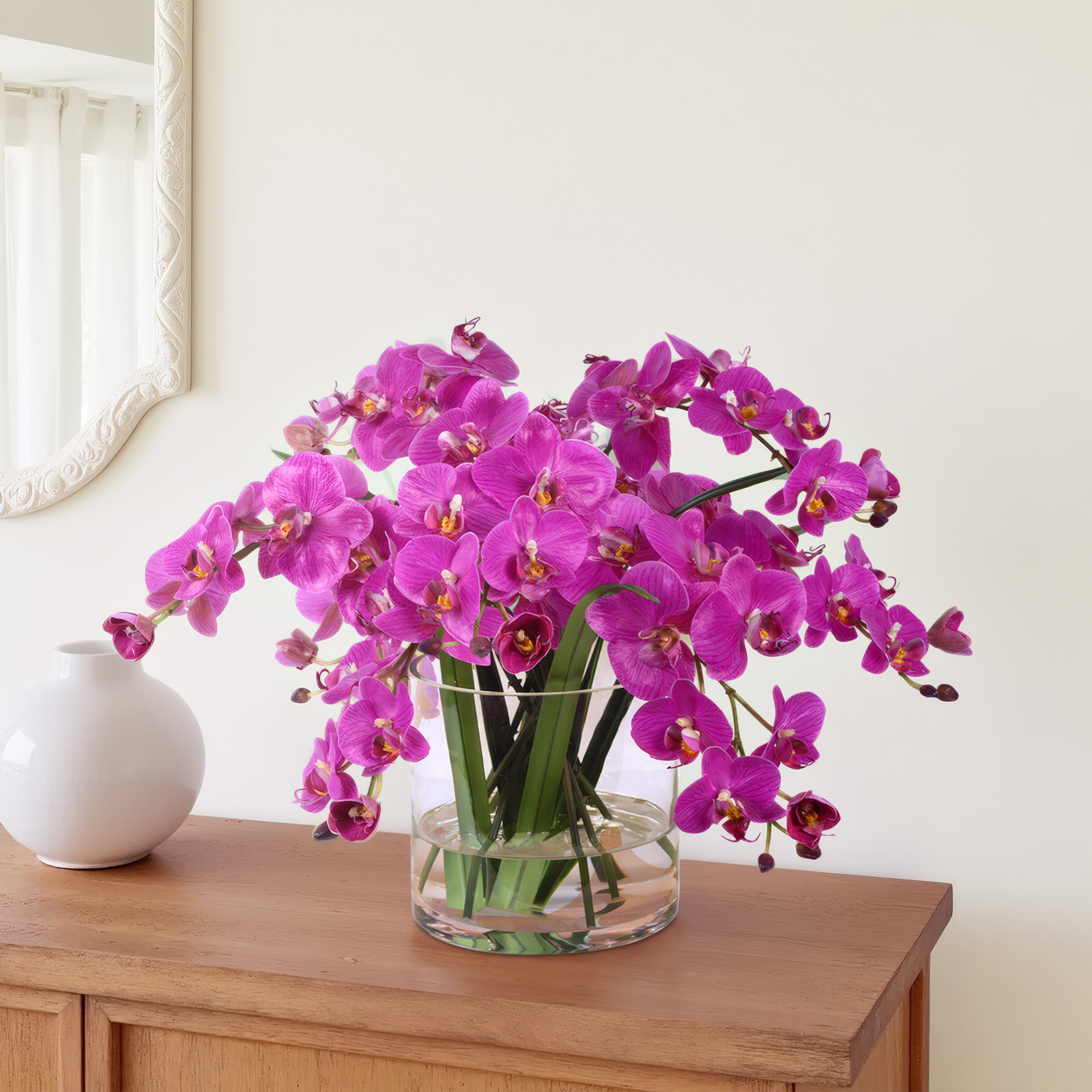 Orchid Centerpiece in Vase