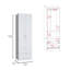 Armoire-penderie 76 po avec 2 tiroirs-588175126