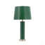 Lampe de table en cuir 14 po x 14 po x 27 po, assemblage requis