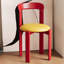 Chaise d'appoint jaune et rouge (ensemble de 2)-1961088668
