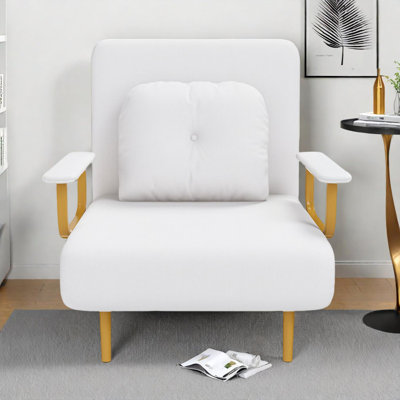 Folding Sofa Bed 3-in-1 Convertible Chair with Adjustable Backrest and Pillow