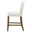 Chaise de salle à manger Paxton Parsons rembourrée, hauteur du comptoir, avec cadre en bois massif, beige (ensemble de 2)-1626932370