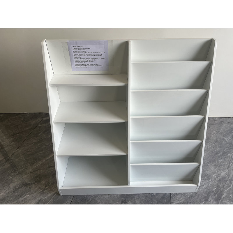 Bibliothèque pour enfants et organisateur de rangement pour jouets, étagère à livres multifonctionnelle en bois pour enfants avec présentoir à bibliothèque