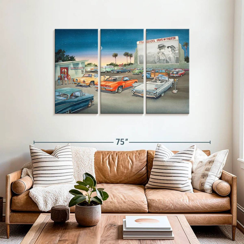 Sireci Mission Drive-In, 36" H x 57" W