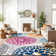Rearick Floral Pink/Blue/Teal Area Rug