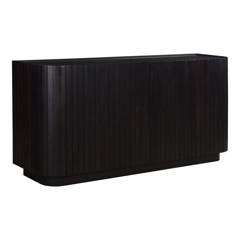 Buffet de 72 po de largeur Daley, Noir