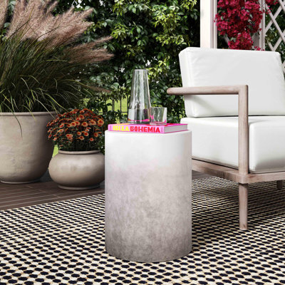 Chinu Sarana Ombre Concrete Stool