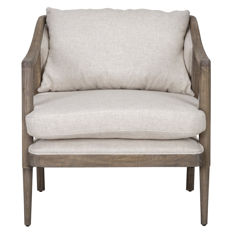 Amira Accent Chair, Ivory