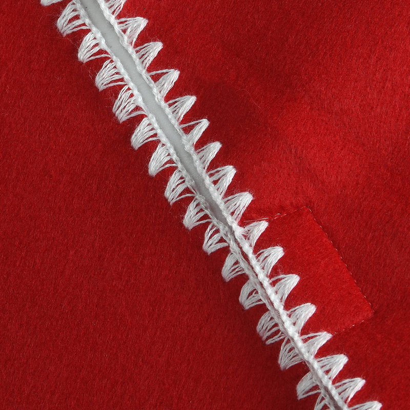 National Tree Company General Store Collection Scalloped Red Tree Skirt, 52" W