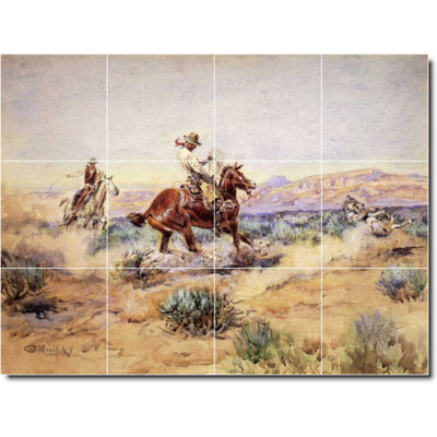 Carreau de céramique décorative 17 po x 12,75 po 4,25 po x 4,25 po