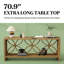 Élégante table d'entrée, console, table de canapé stable