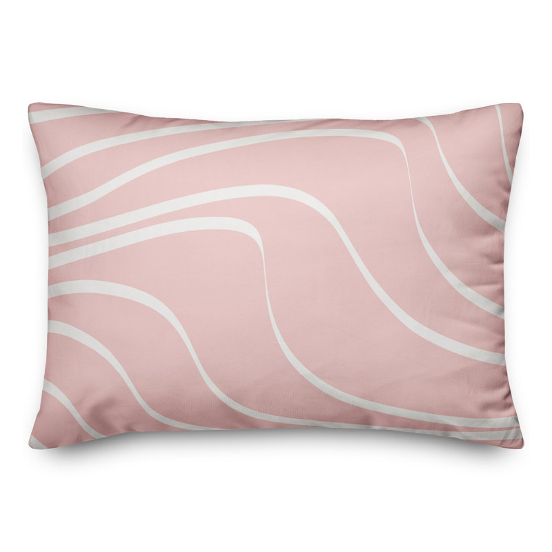Coussin Striped, Rose