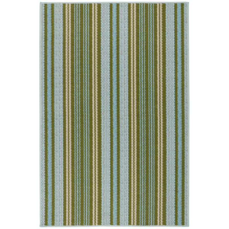 Caravan Stripe Multi Machine Printed Washable Rug, Rectangle 8'6" x 11'6"