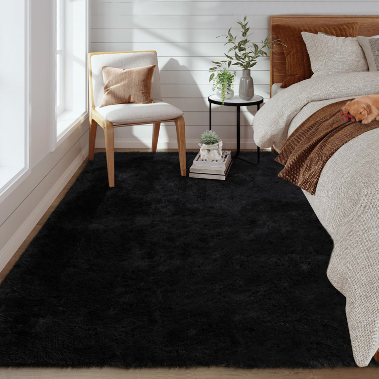 Modern Area Rug With Soft Velvet Surface