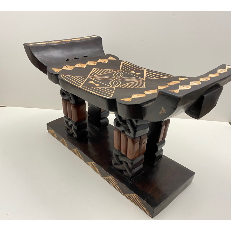 Tabouret décoratif en bois massif