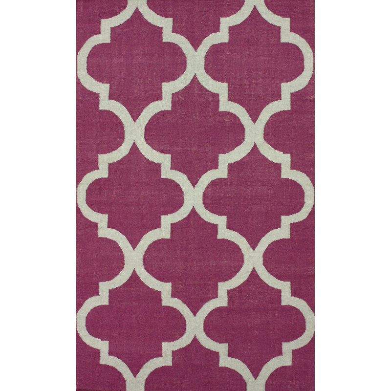 Panama Wool Geometric Indoor Rug, Rectangle 7'6" x 9'6"
