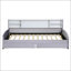 Lit plateforme simple tapissier avec rangement et tiroirs-114809288