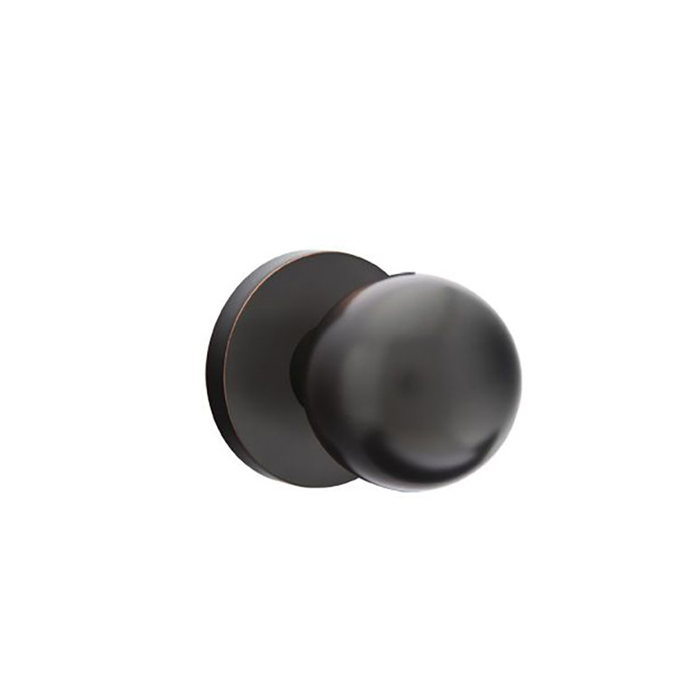 Emtek Dummy Knobset w/ Disk Rosette and Orb Knob