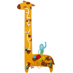 Wooden Giraffe Sensory Wall Game